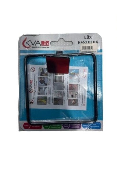 LÜX KARE HAVLULUK SİYAH