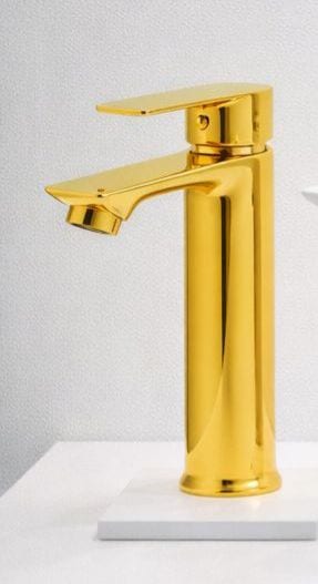 LÜX SABİT LAVABO BATARYASI İTHAL GOLD