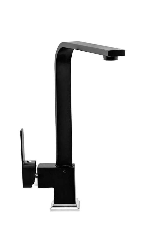 PRESTİJ KARE SİYAH LAVABO BATARYASI