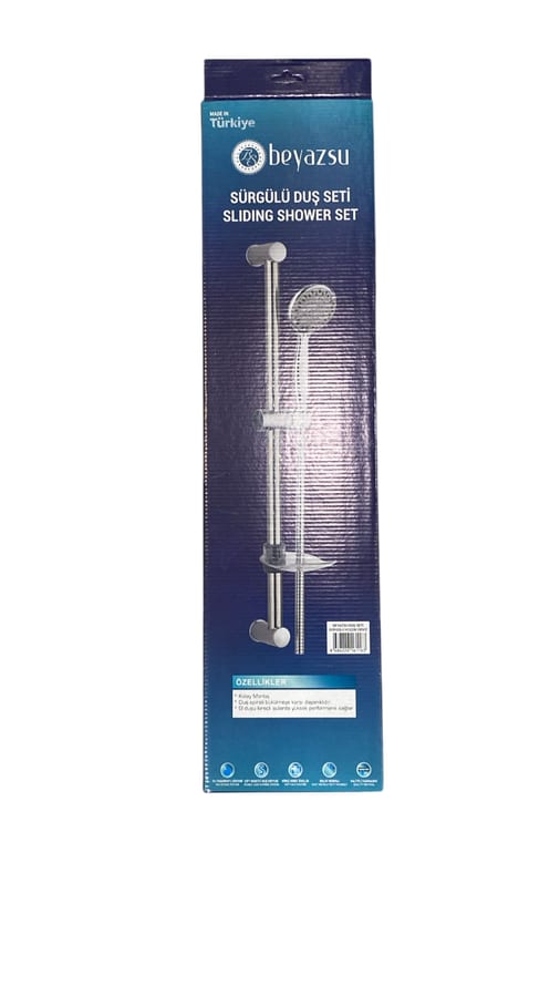 PRESTİJ DUŞ SETİ SÜRGÜLÜ FULL KROM KÜÇÜK DENİZ