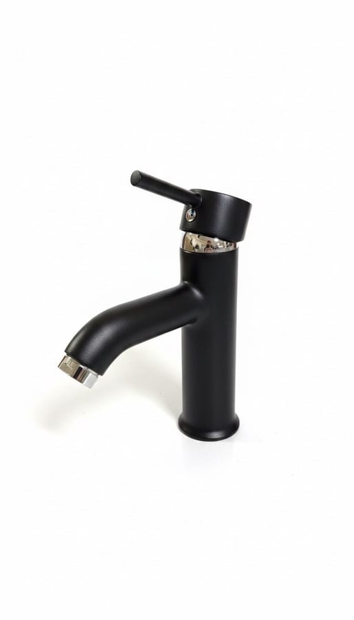 DELTA SABİT LAVABO BATARYASI SİYAH