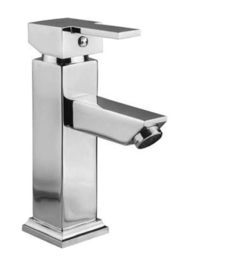 KARE SABİT LAVABO BATARYASI KROM