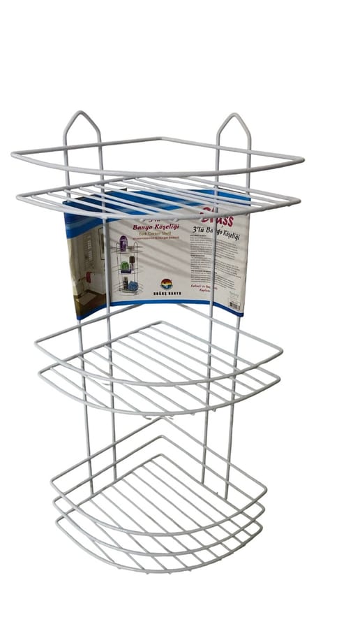 BANYO KÖŞELİK 3 LÜ BEYAZ
