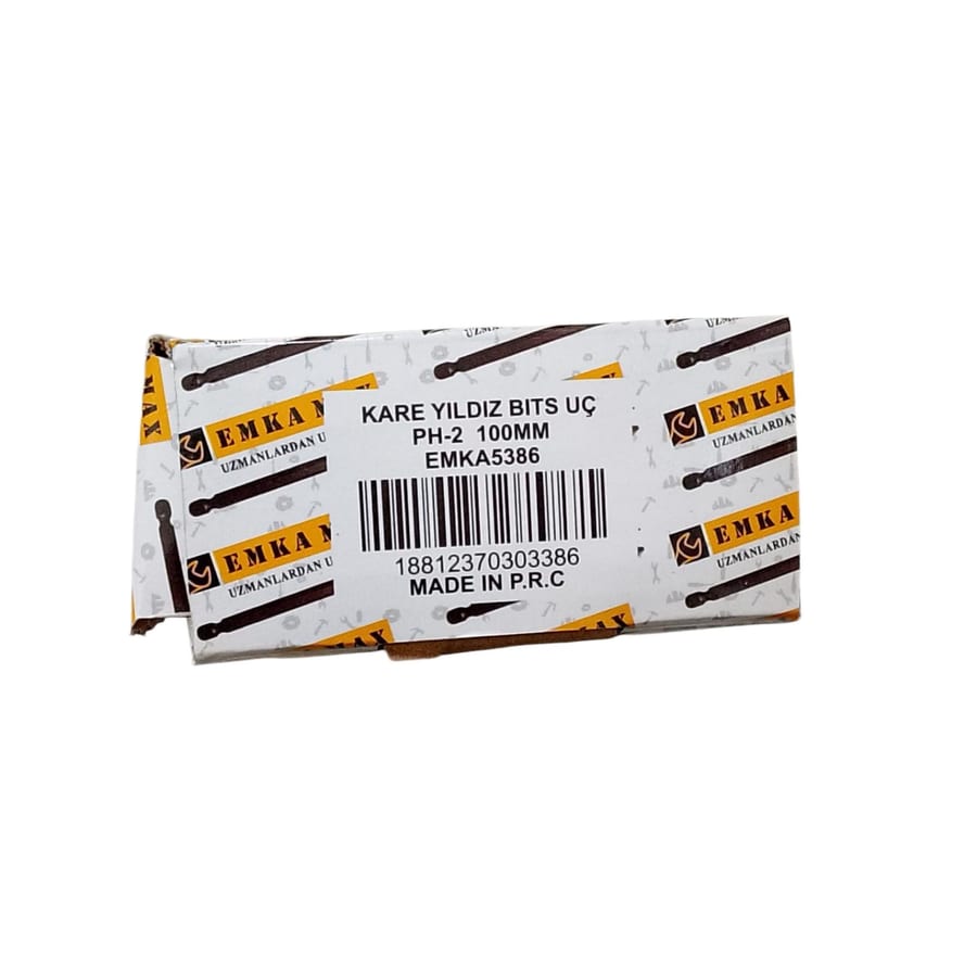 EMKA 5386-600 KARE YILDIZ BİTS UÇ 100MM PH2