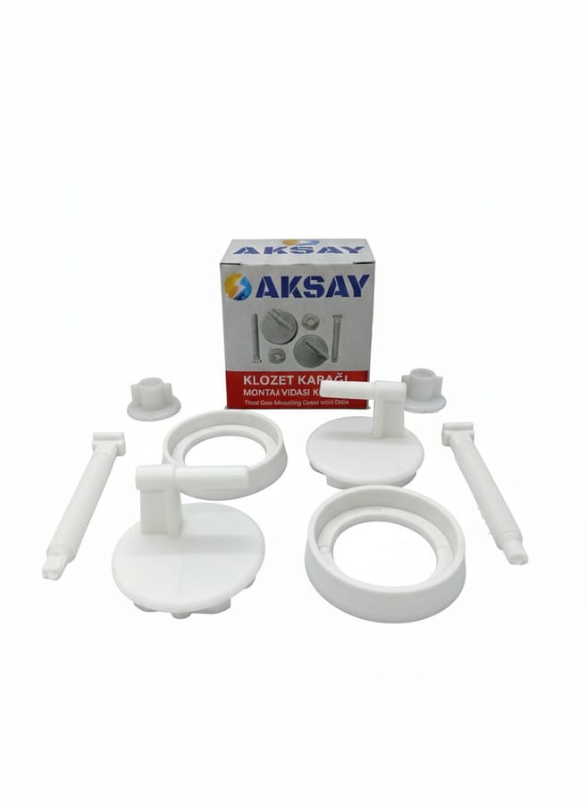 KLOZET KAPAK VİDASI KUTULU YUVARLAK