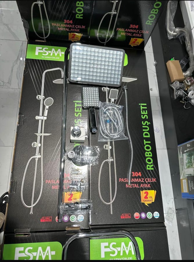 FSM ROBOT DUŞ SETİ ROMA KARE 304