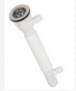 ÖZBEST PASLANMAZ ÇİFT ÇIKIŞLI KÖRÜKLÜ SİFON