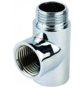 3/4" PİRİNÇ KROM DELİKLİ BATARYA UZATMASI